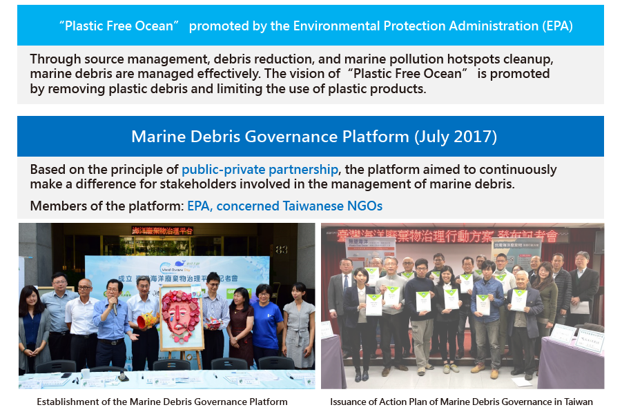 vision of “Plastic Free Ocean” proposed by the MOENV