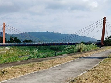 楊志工所維護的水岸公園環境