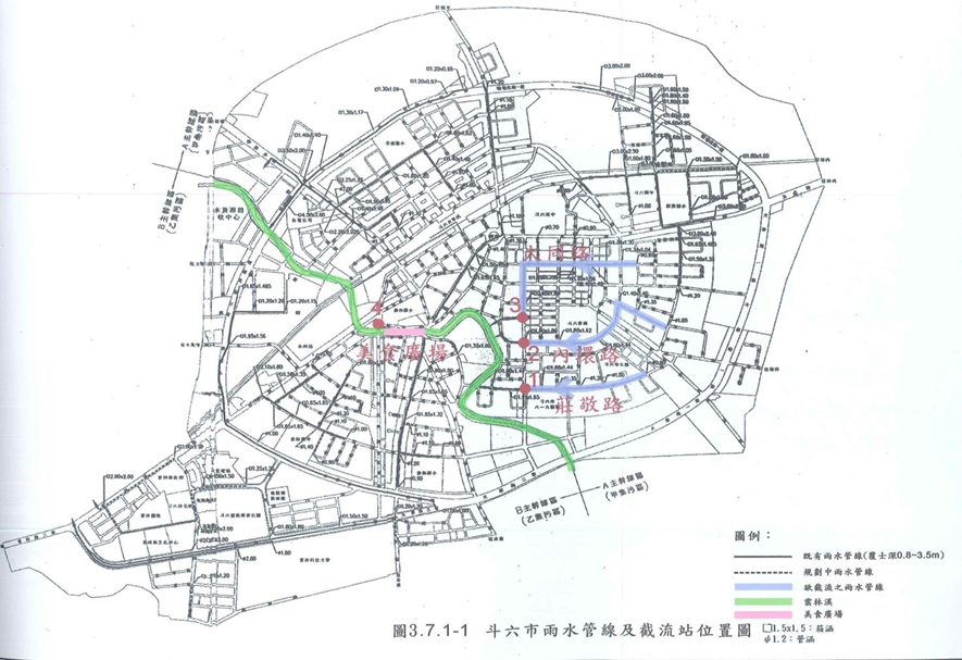 雲林溪截流站位置圖