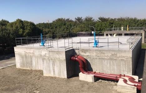 虎高污水處理廠總氮降解系統工程(施工後)