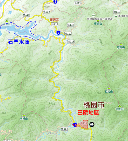 巴陵地區水質改善工程位置圖示