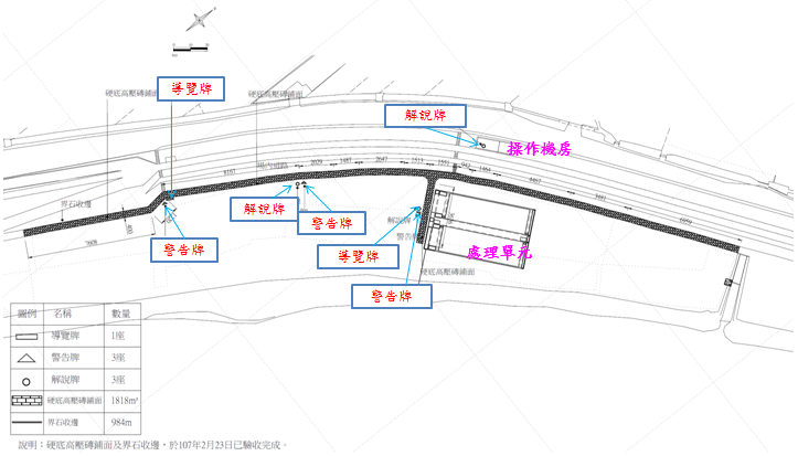 導覽牌及解說牌位置圖