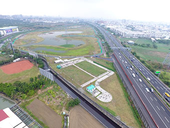 仁德排水生態空拍圖